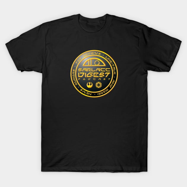 The Sarlacc Digest Podcast Logo T-Shirt by ScottSoloArt